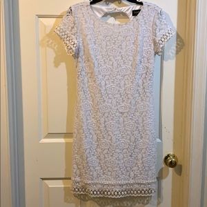 White lace dress